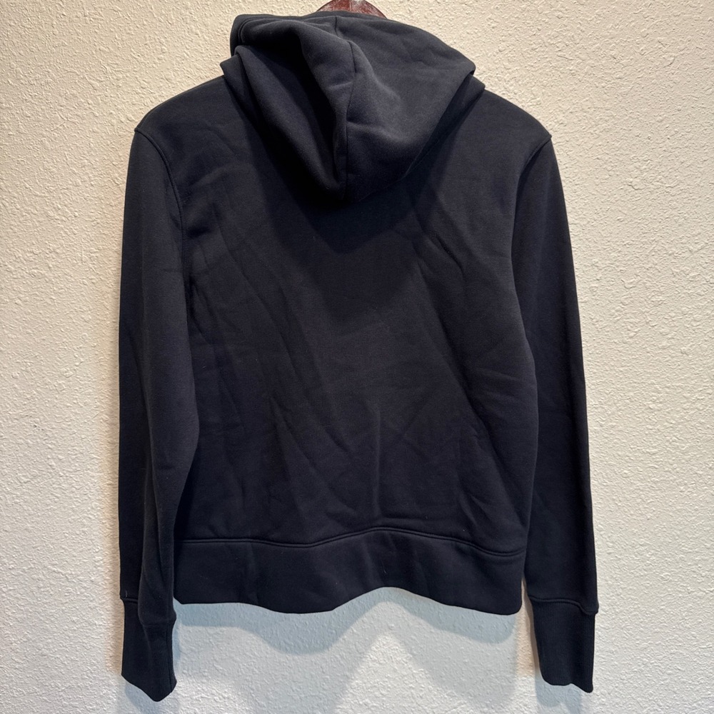 Under Armour Womens Rival Fleece Funnel Neck Hoodie Black 1331725-001 Small NWT - Picture 2 of 9